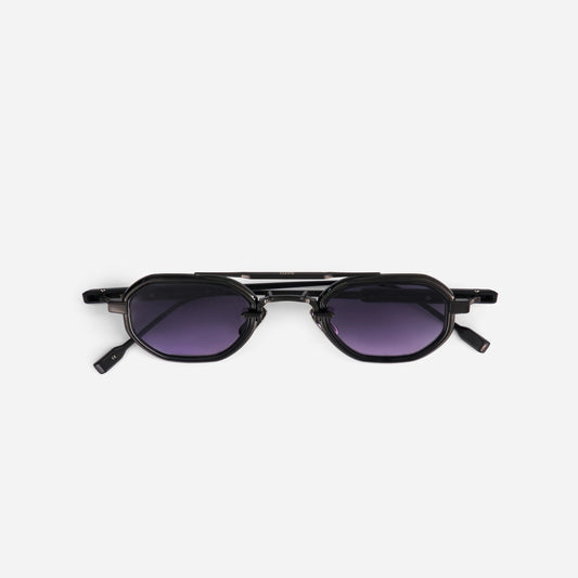 Avior BB/B-1 sunglasses by Sato in brushed black and matte black with a black insert - limited edition