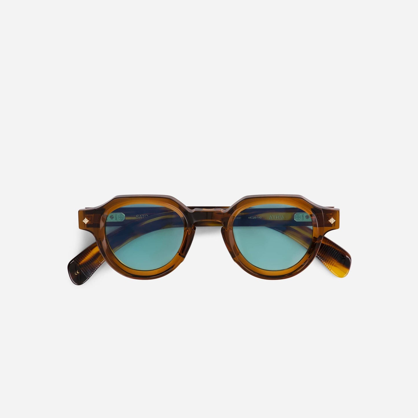 Atria SK-1 sunglasses in light brown and tortoise.