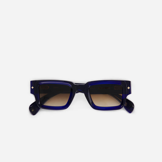 Cervantes Z-1 sunglasses in Zenith color feature a stylish combination of blue and light tortoise frames.