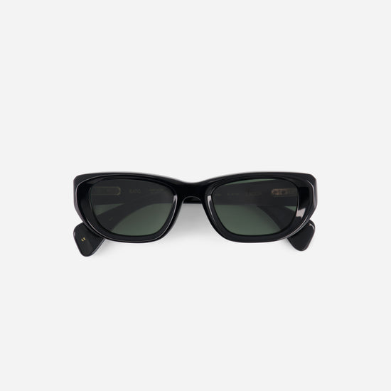 Black sunglasses from the sador collection on a white background