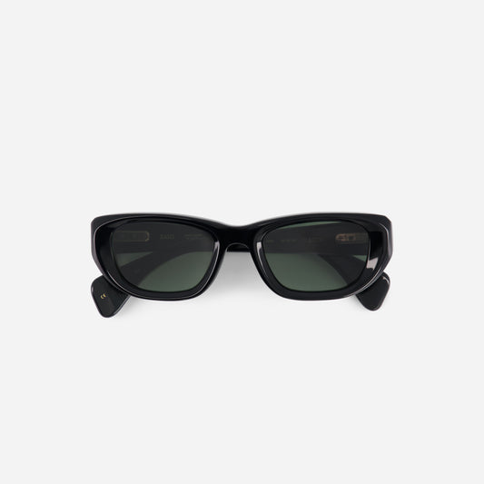 Black sunglasses from the sador collection on a white background