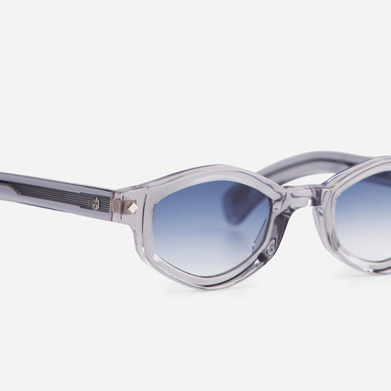 The Sirius MERC-1 showcases a refined design with grey crystal accents, perfectly complemented by SATO blue gradient lenses.