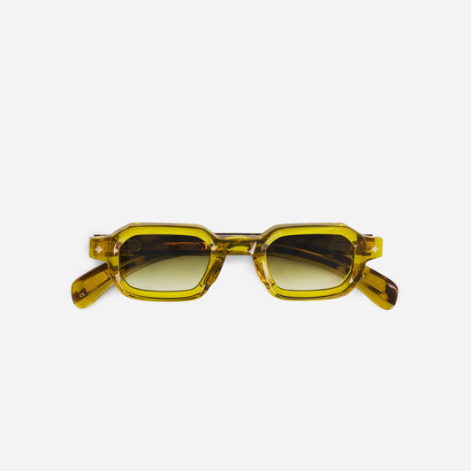 Vega BL sunglasses in blonde feature a vibrant yellow crystal frame, offering a fresh and playful aesthetic.