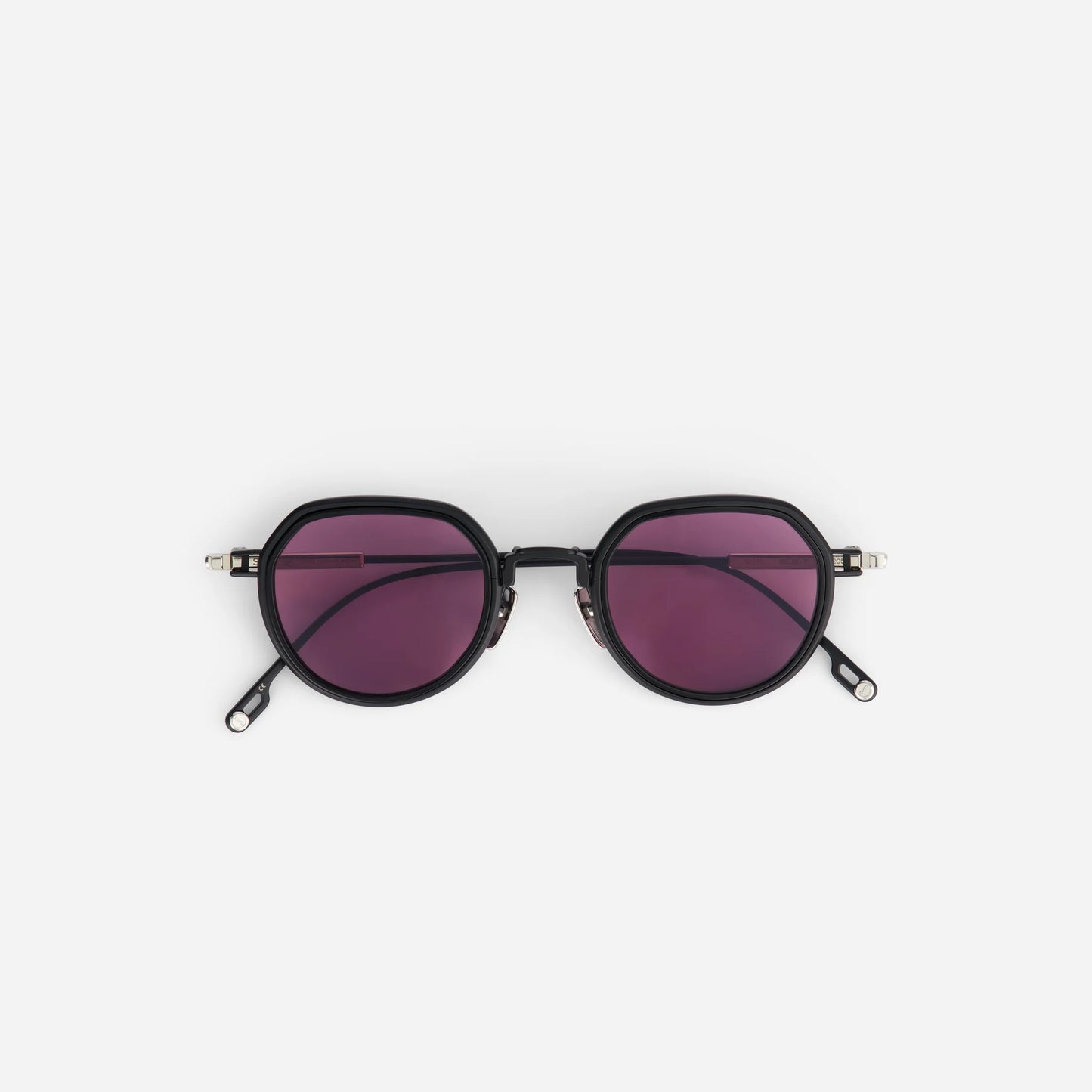 Belel-T S2205 sunglasses featuring vibrant purple lenses and a sleek black insert.